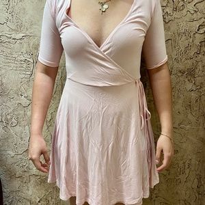 Forever 21 Waist Tie Skater Dress